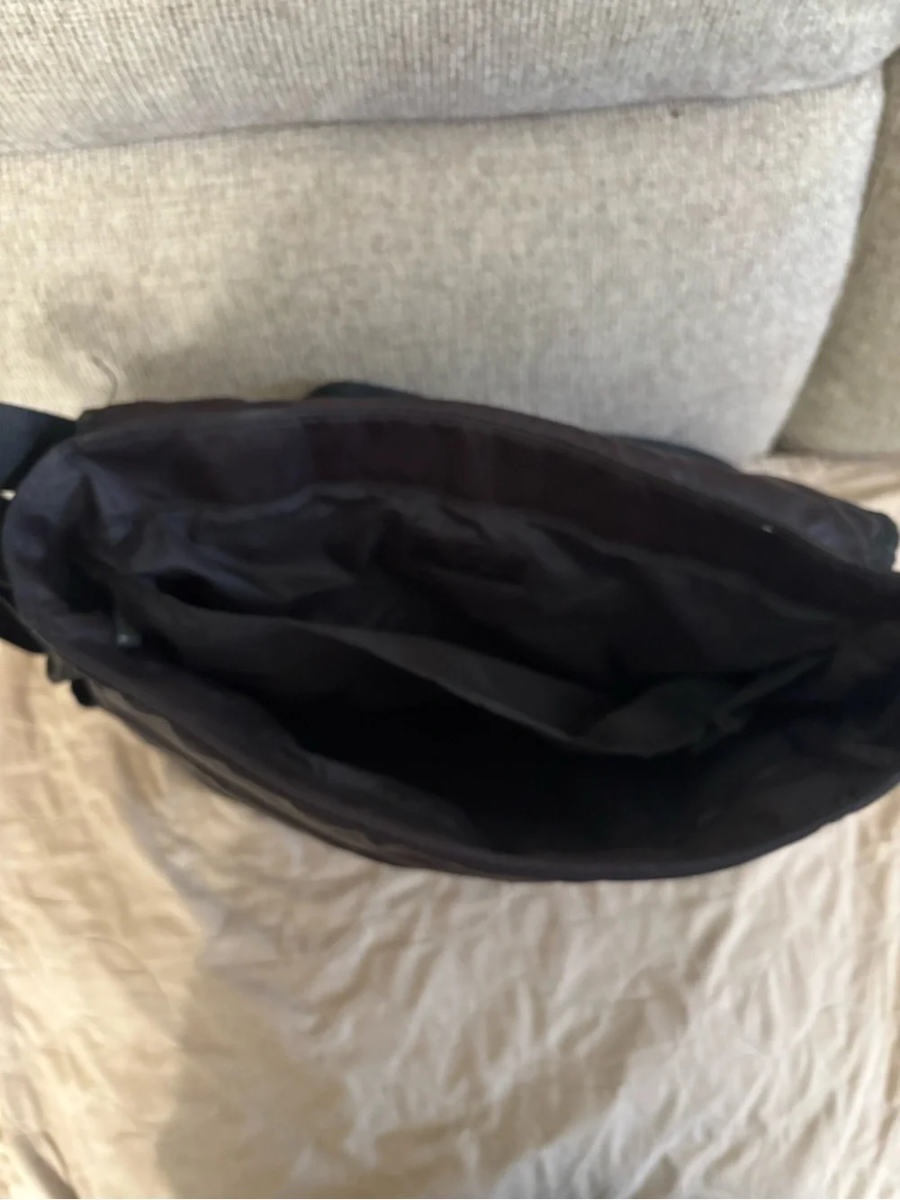 Black Men’s Messenger Bag - Casual Crossbody